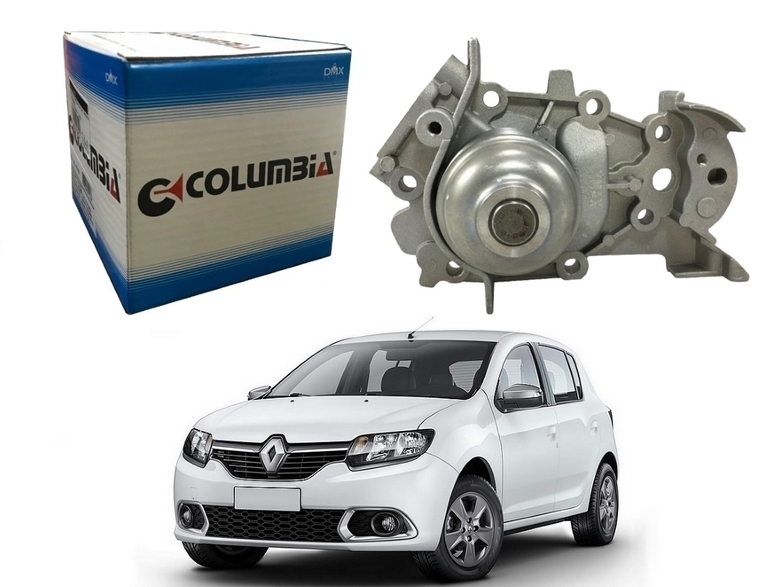  BOMBA D'AGUA COLUMBIA RENAULT SANDERO 1.0 16V 2014 A 2019