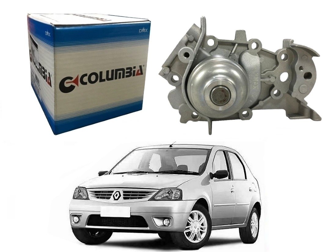  BOMBA D'AGUA COLUMBIA RENAULT LOGAN 1.0 16V 2007 A 2013