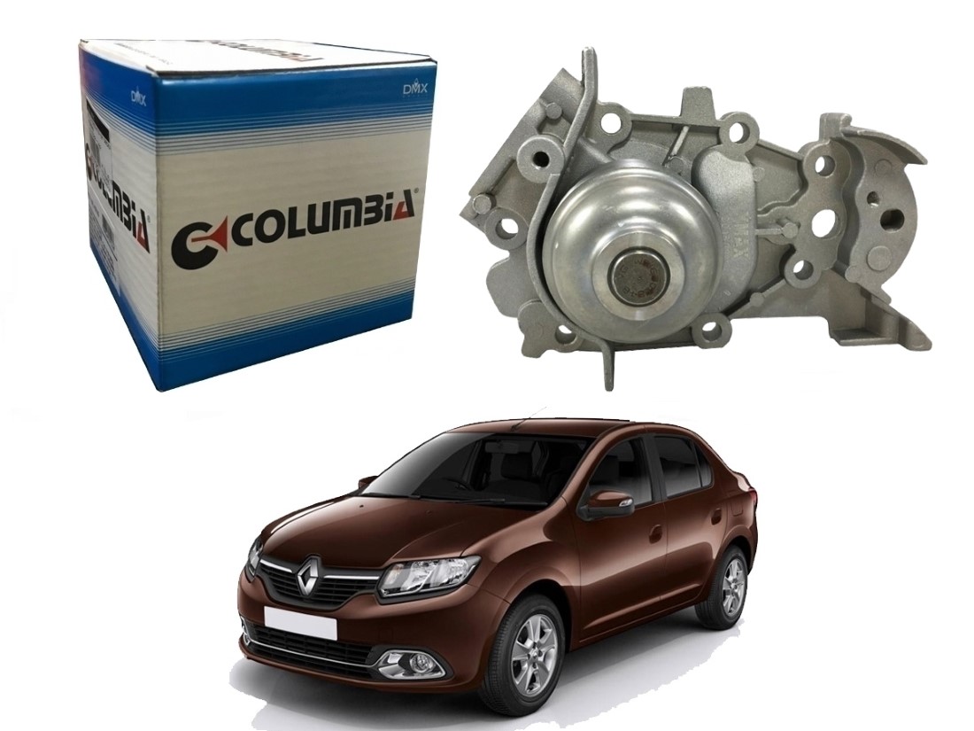  BOMBA D'AGUA COLUMBIA RENAULT LOGAN 1.0 16V 2014 A 2019