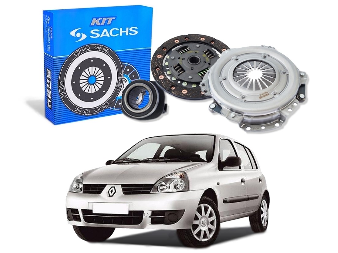  KIT EMBREAGEM SACHS RENAULT CLIO 1.0 8V 1998 A 2008