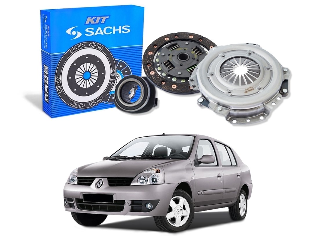  KIT EMBREAGEM SACHS RENAULT CLIO SEDAN 1.0 16V 2000 A 2009