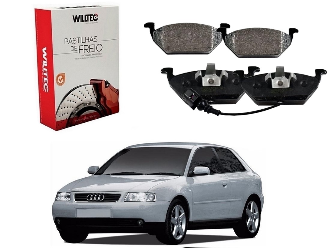  PASTILHA FREIO DIANTEIRA WILLTEC AUDI A3 1.6 1.8 1999 A 2002