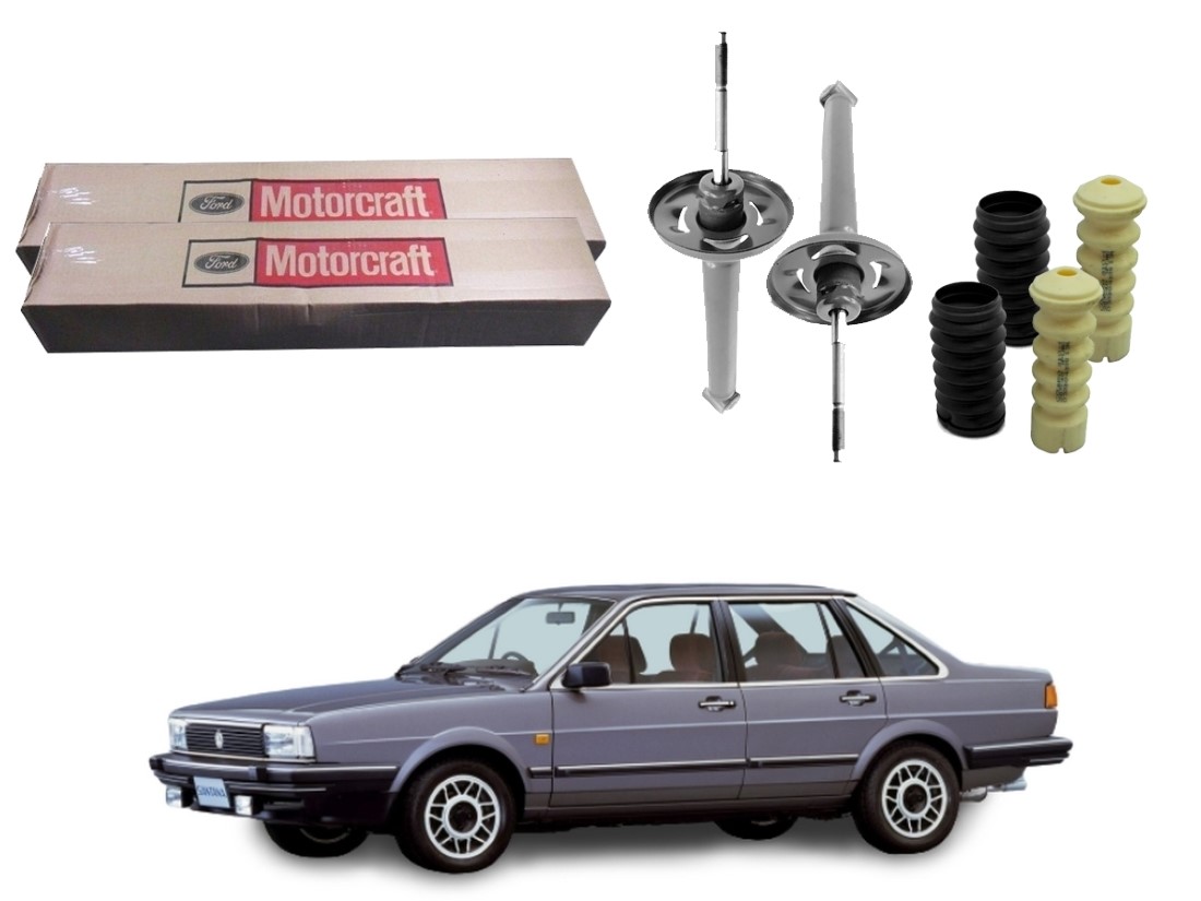  KIT AMORTECEDOR TRASEIRO ORIGINAL VOLKSWAGEN SANTANA 1.8 2.0 1984 A 1990