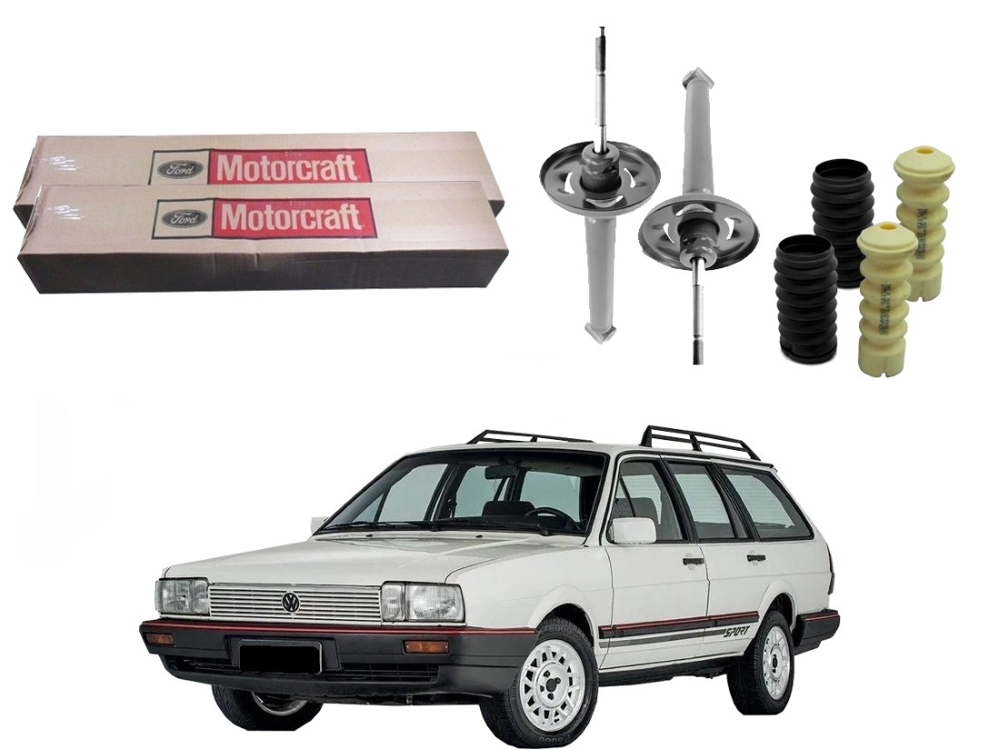  KIT AMORTECEDOR TRASEIRO ORIGINAL VOLKSWAGEN SANTANA QUANTUM 1.8 2.0 1984 A 1990