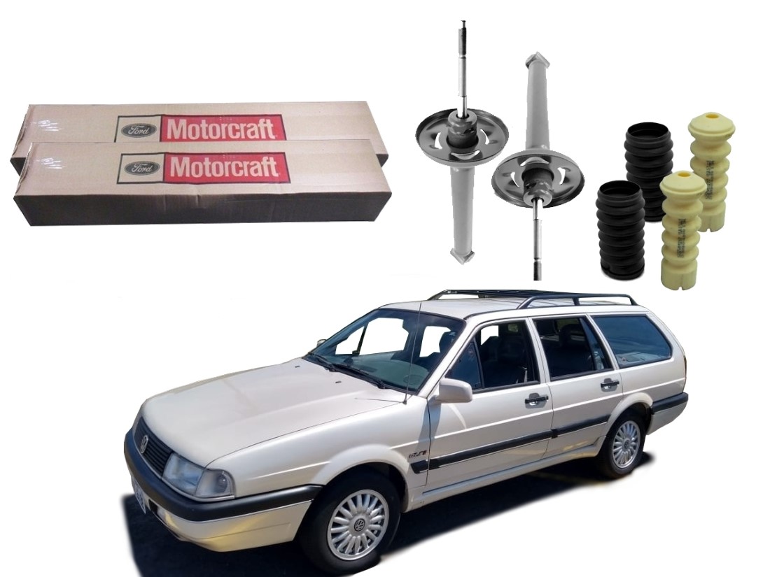  KIT AMORTECEDOR TRASEIRO ORIGINAL VOLKSWAGEN SANTANA QUANTUM 1.8 2.0 1991 A 1996