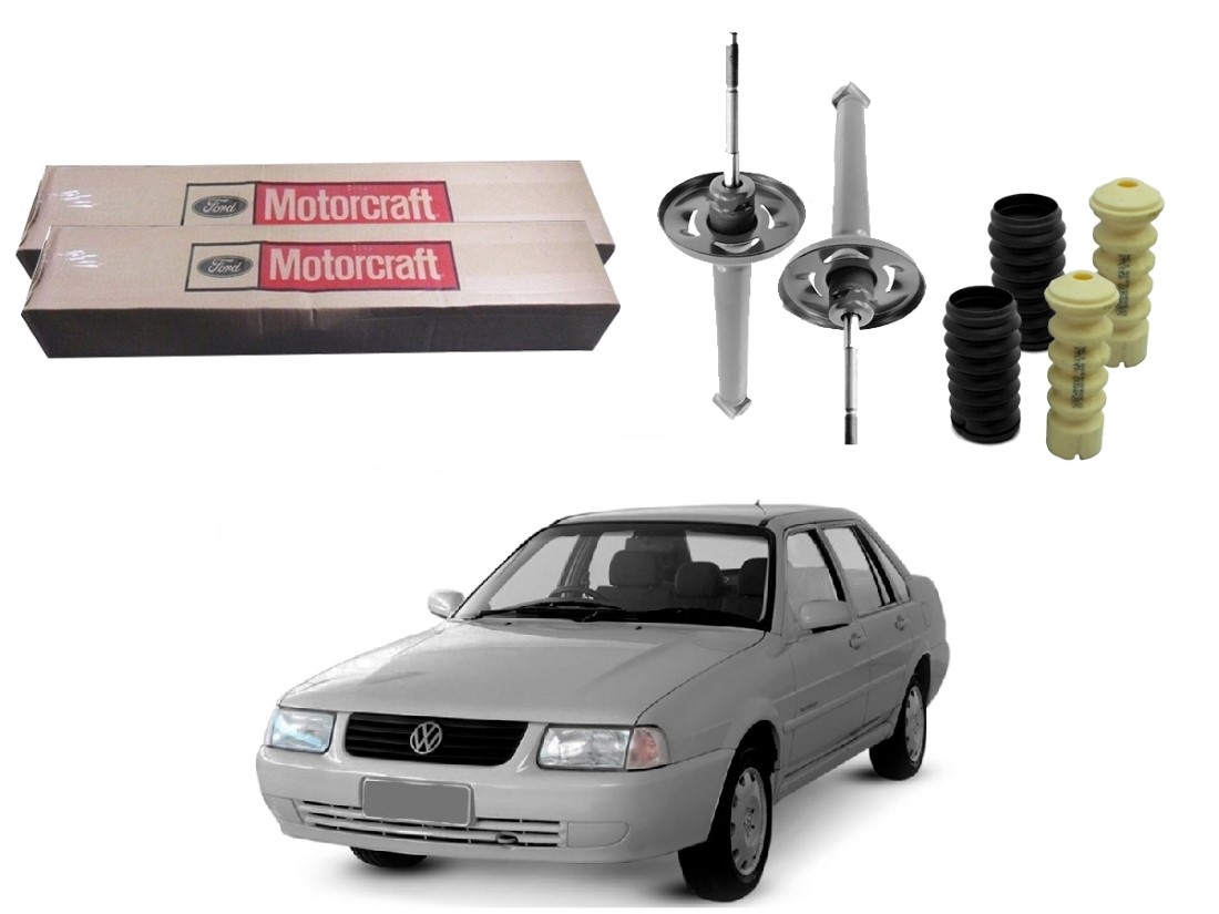  KIT AMORTECEDOR TRASEIRO ORIGINAL VOLKSWAGEN SANTANA 1.8 2.0 1997 A 2005