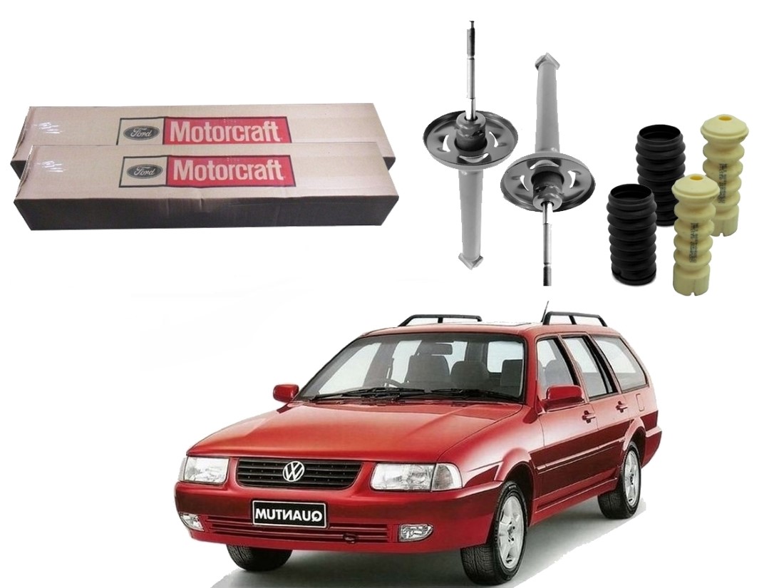  KIT AMORTECEDOR TRASEIRO ORIGINAL VOLKSWAGEN SANTANA QUANTUM 1.8 2.0 1997 A 2005