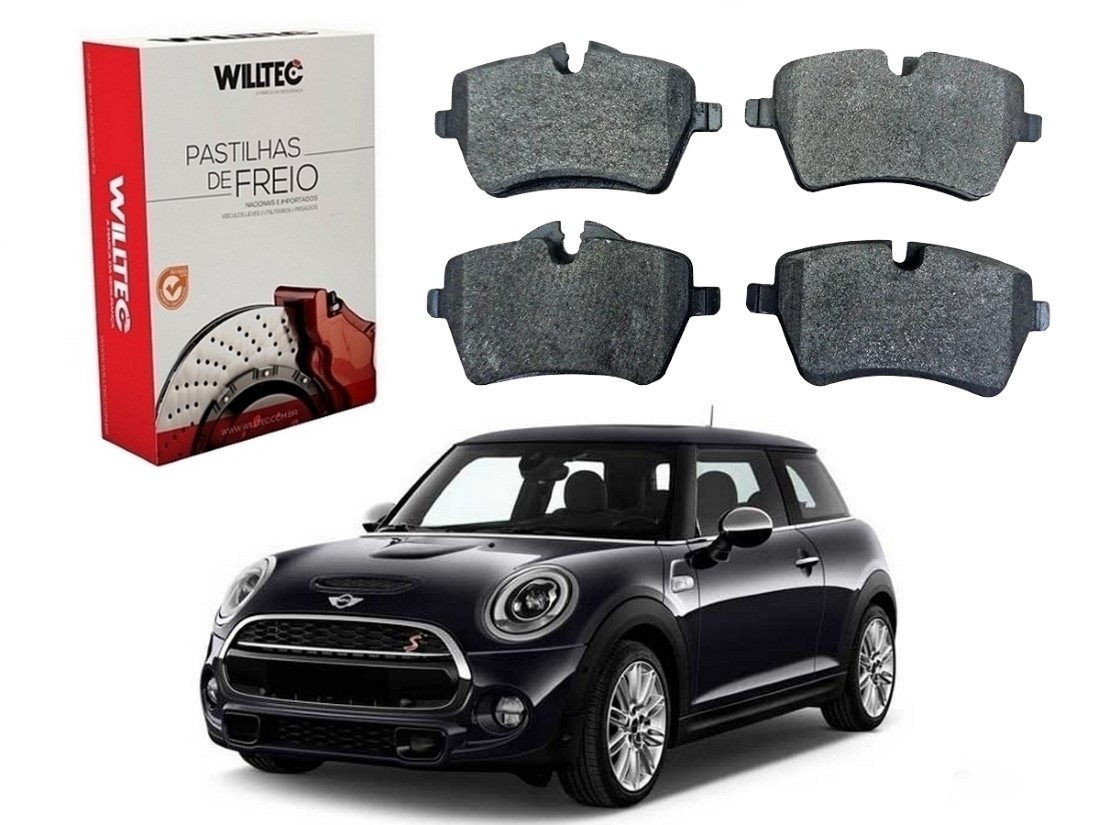  PASTILHA FREIO TRASEIRA WILLTEC MINI COOPER S 2.0 2015 A 2019