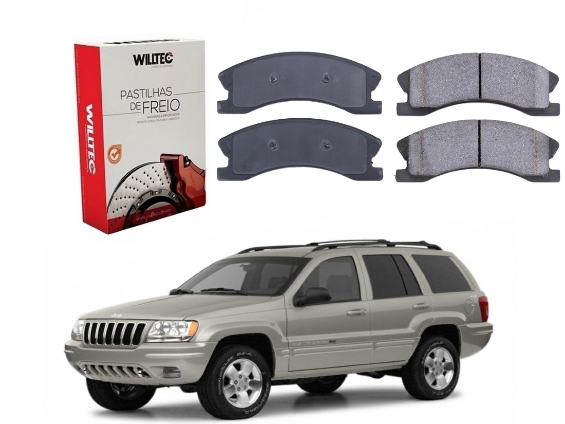  PASTILHA FREIO DIANTEIRA WILLTEC ORIGINAL JEEP GRAND CHEROKEE 2.7 4.7 2001 A 2004