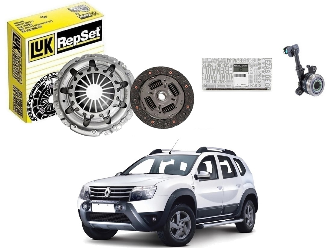  KIT EMBREAGEM ATUADOR ORIGINAL RENAULT DUSTER 1.6 16V 2012 A 2015