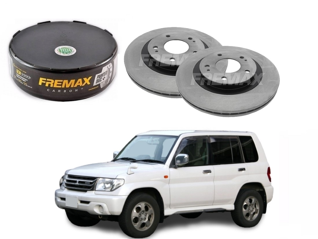  DISCO FREIO DIANTEIRO FREMAX MITSUBISHI PAJERO IO 1.8 1999 A 2002