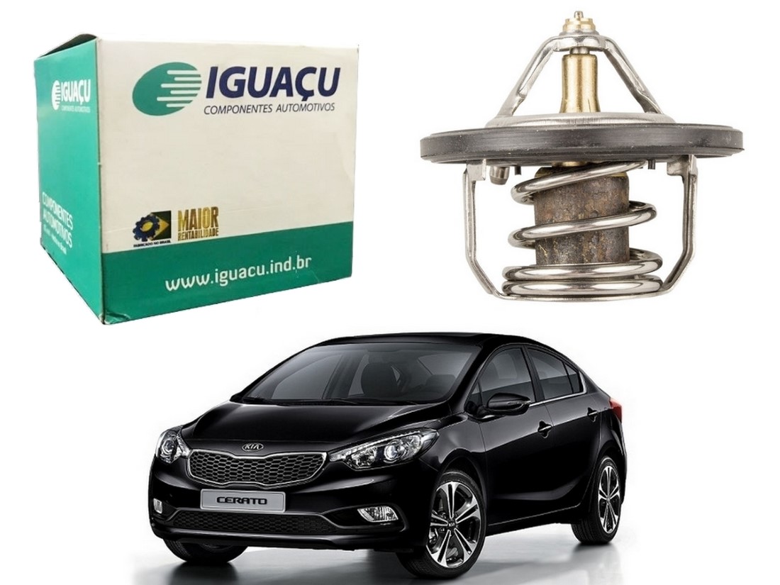  VALVULA TERMOSTATICA IGUAÇU KIA CERATO 1.6 2014 A 2016