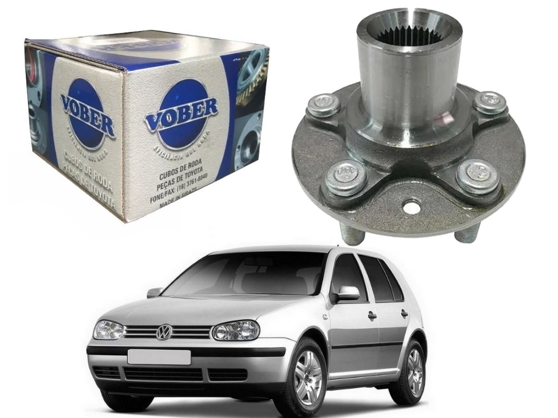  CUBO DE RODA DIANTEIRO VOBER VOLKSWAGEN GOLF 1.6 2.0 1999 A 2007