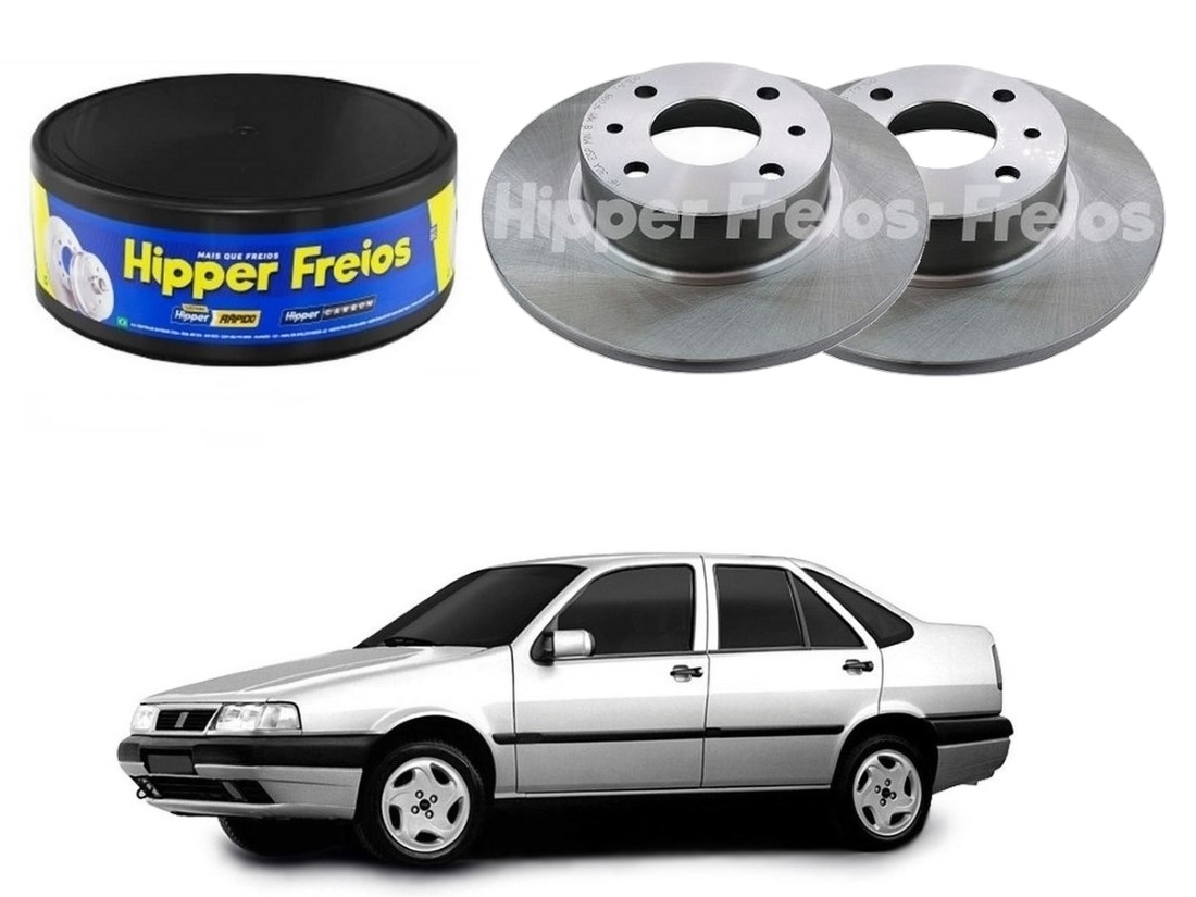  DISCO FREIO TRASEIRO HIPPER ORIGINAL FIAT TEMPRA 2.0 1992 A 1999