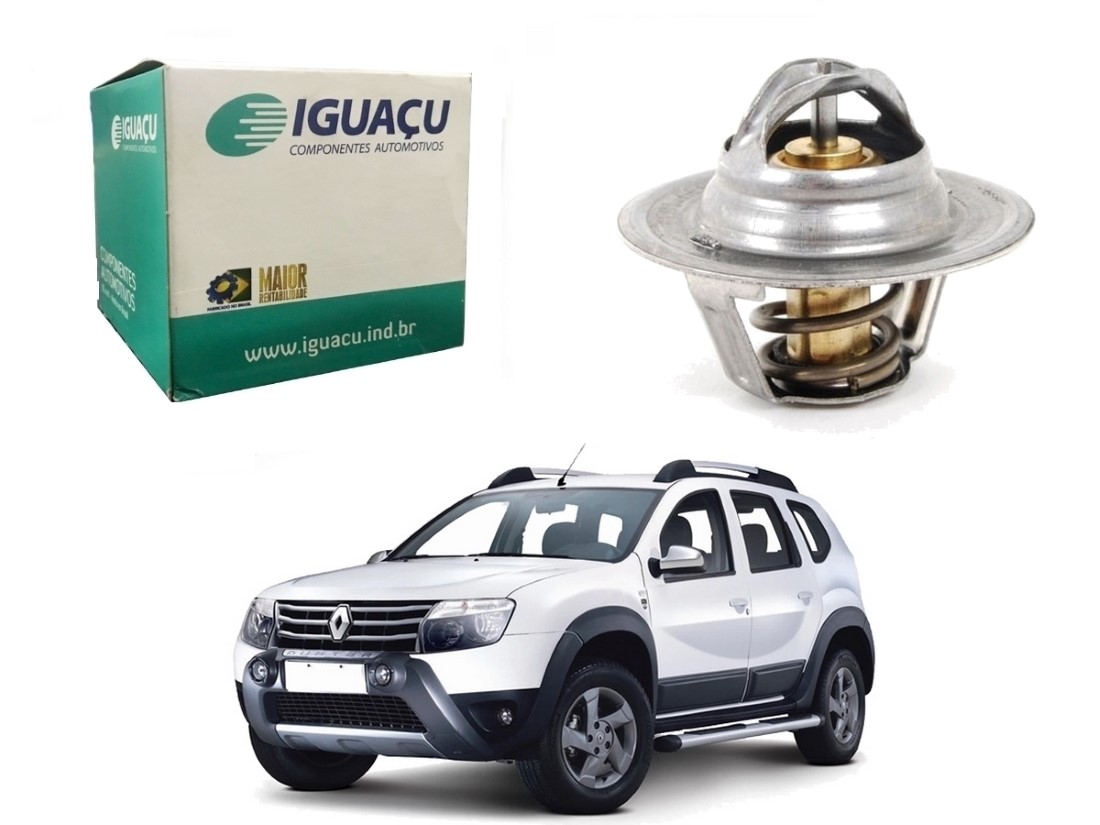  VALVULA TERMOSTATICA IGUAÇU RENAULT DUSTER 1.6 2.0 2012 A 2016