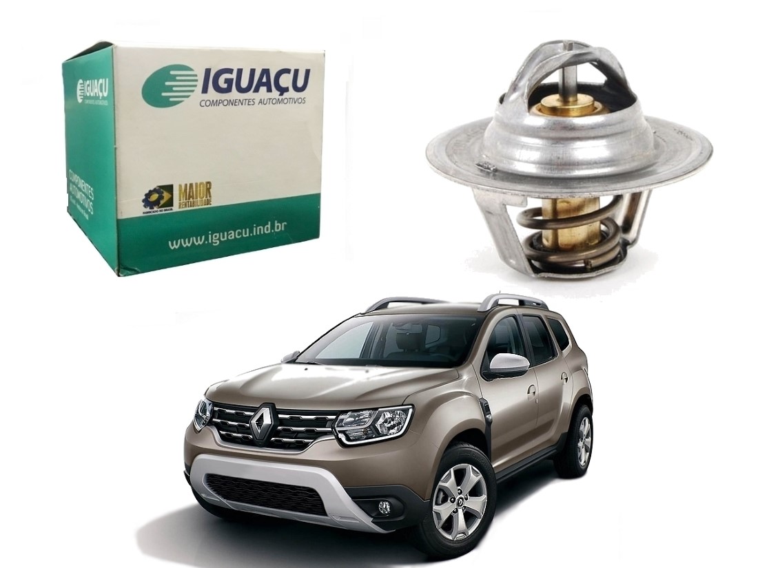  VALVULA TERMOSTATICA IGUAÇU RENAULT DUSTER 1.6 2.0 2017 A 2021