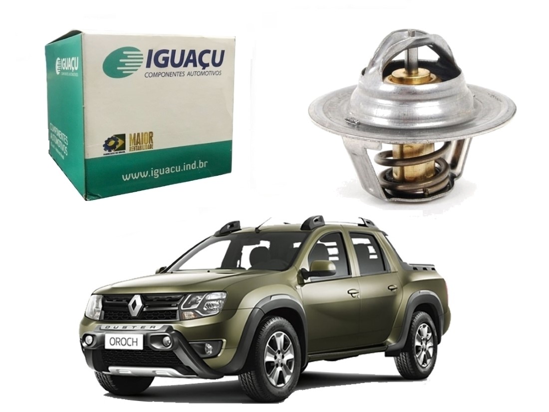  VALVULA TERMOSTATICA IGUAÇU RENAULT DUSTER OROCH 1.6 2.0 2015 A 2016