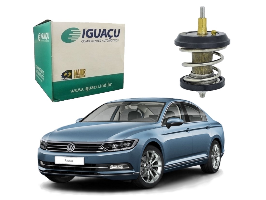  VALVULA TERMOSTATICA IGUAÇU VOLKSWAGEN PASSAT 2.0 TSI 2016 A 2019