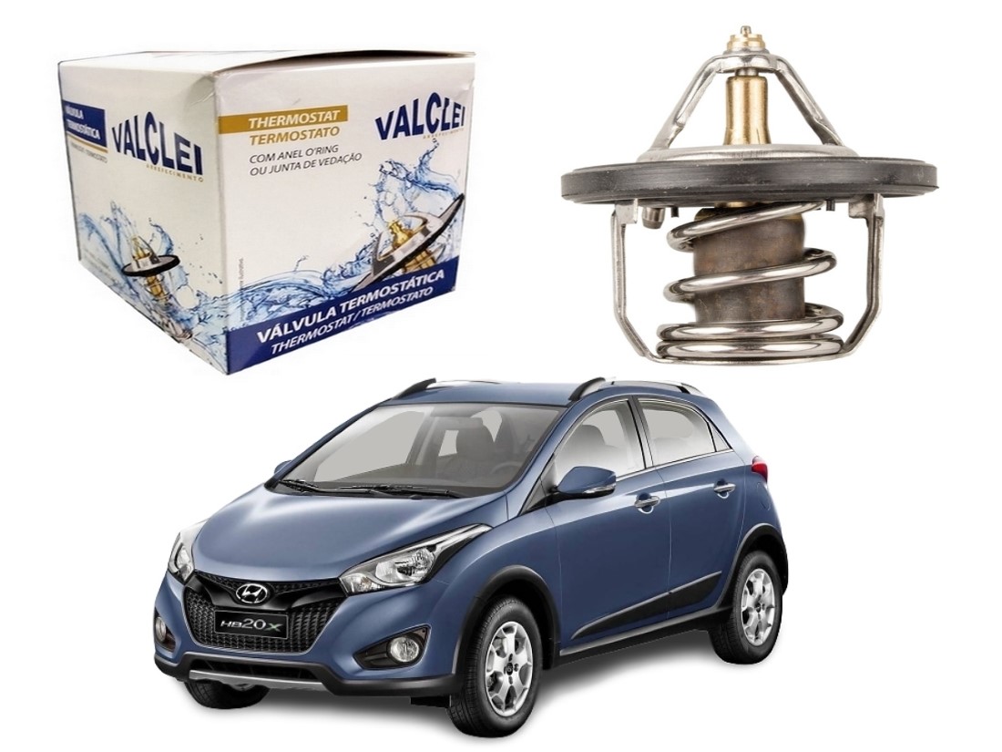  VALVULA TERMOSTATICA VALCLEI HYUNDAI HB20X 1.6 2013 A 2015