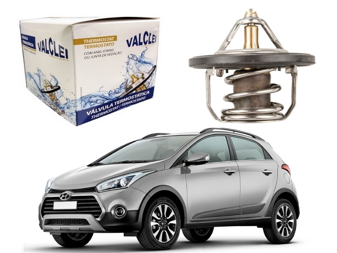  VALVULA TERMOSTATICA VALCLEI HYUNDAI HB20X 1.6 2016 A 2019