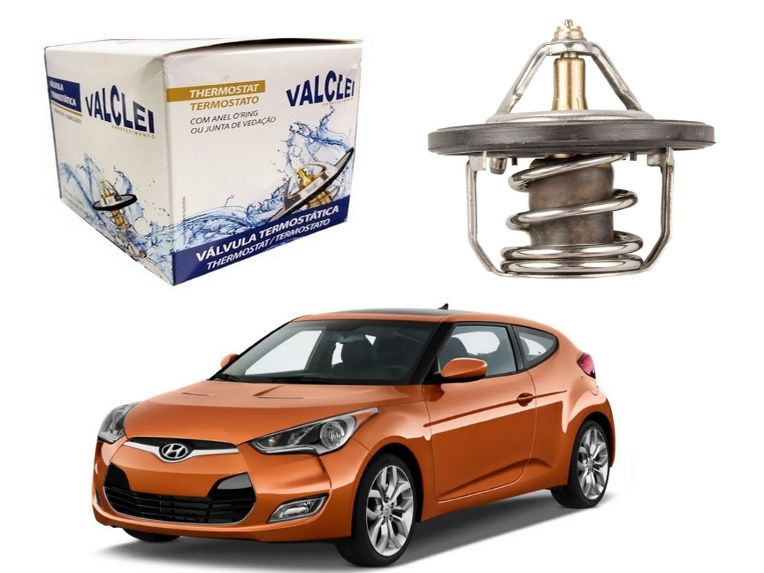  VALVULA TERMOSTATICA VALCLEI HYUNDAI VELOSTER 1.6 2011 A 2014