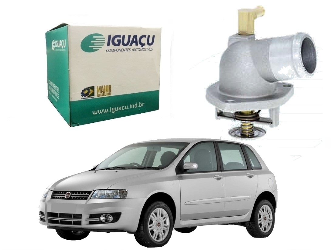  VALVULA TERMOSTATICA IGUAÇU FIAT STILO 1.8 16V 2004 A 2007