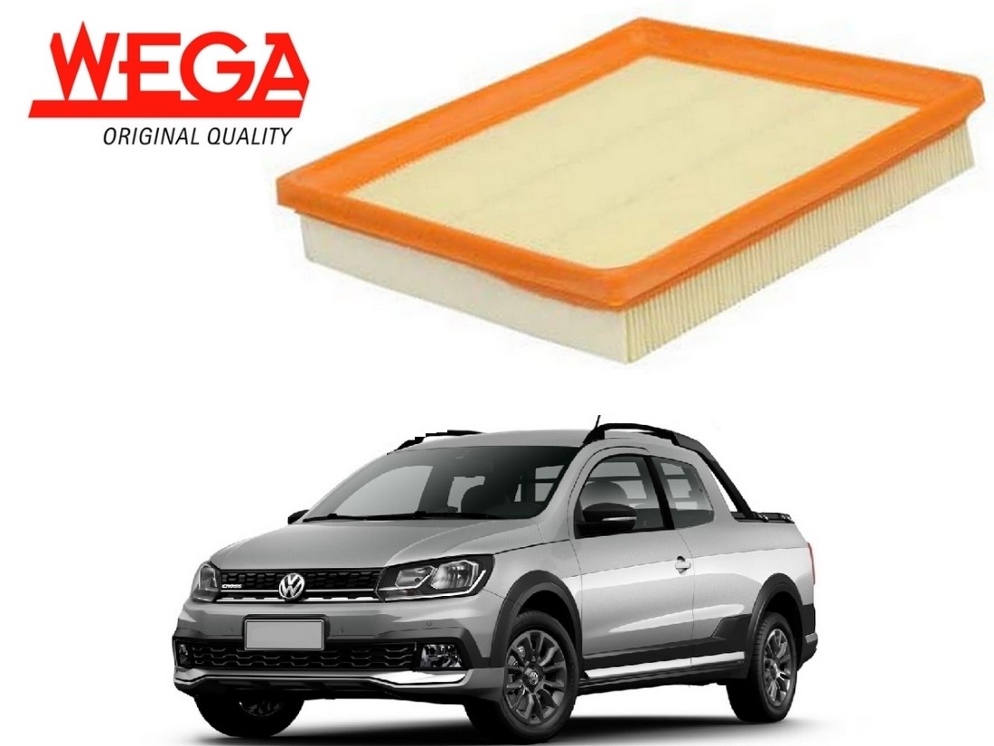 FILTRO DE AR WEGA VOLKSWAGEN SAVEIRO CROSS G7 1.6 16V 2018 A 2020 - Go! Mec  Web