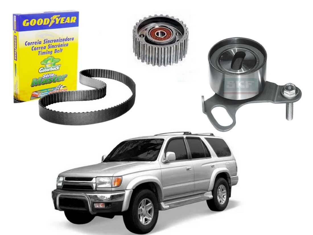  KIT CORREIA DENTADA TENSOR GOODYEAR ORIGINAL TOYOTA SW4 3.0 8V DIESEL 1992 A 1996