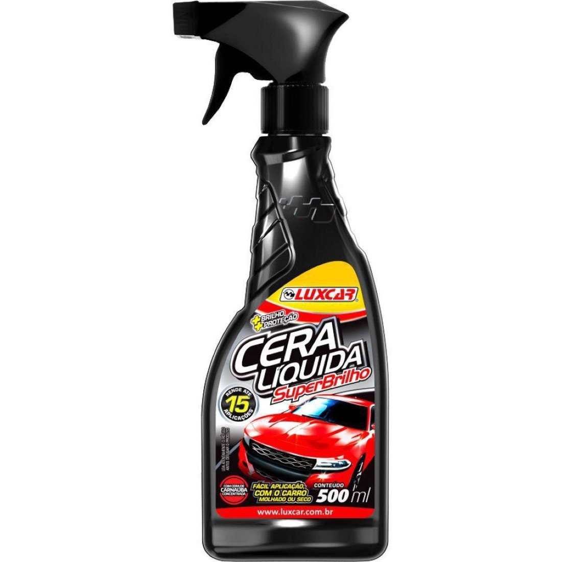 CERA LÍQUIDA SUPER BRILHO 500 ML LUXCAR