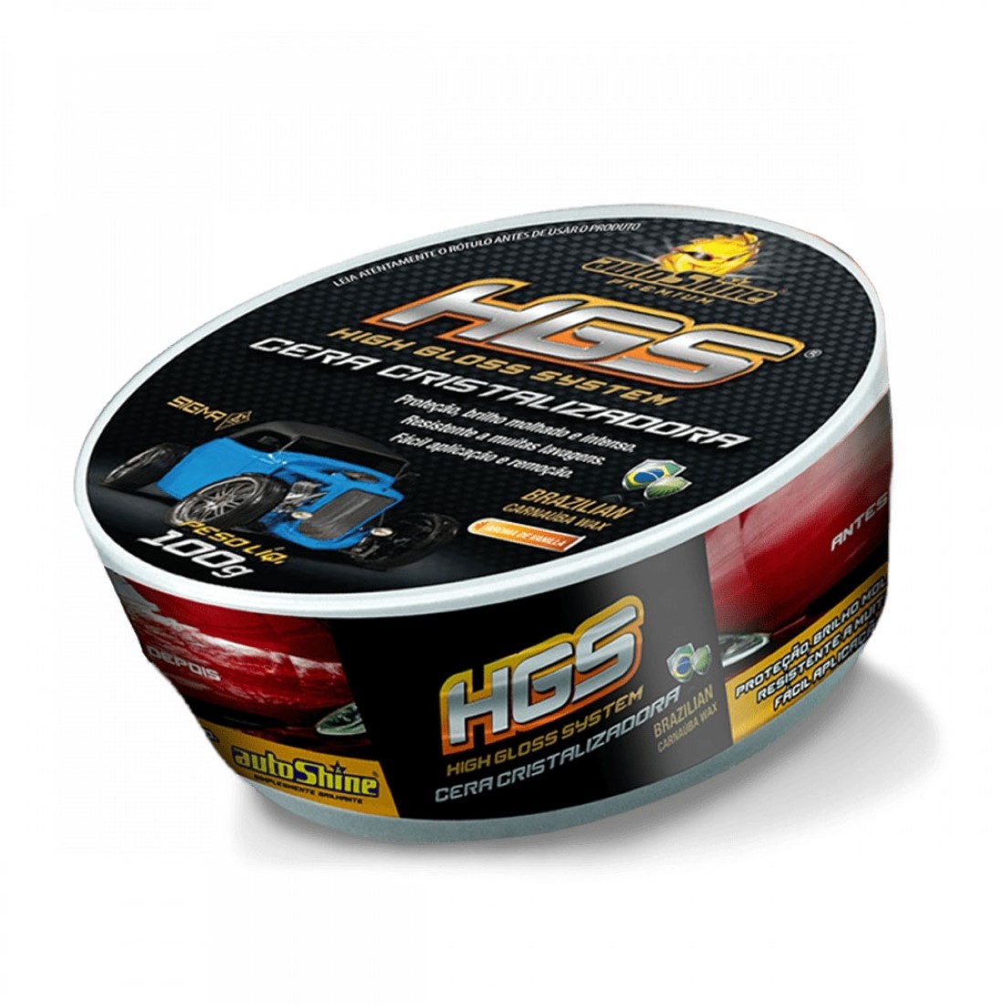 CERA PARA VEICULOS HGS AUTOSHINE 100G