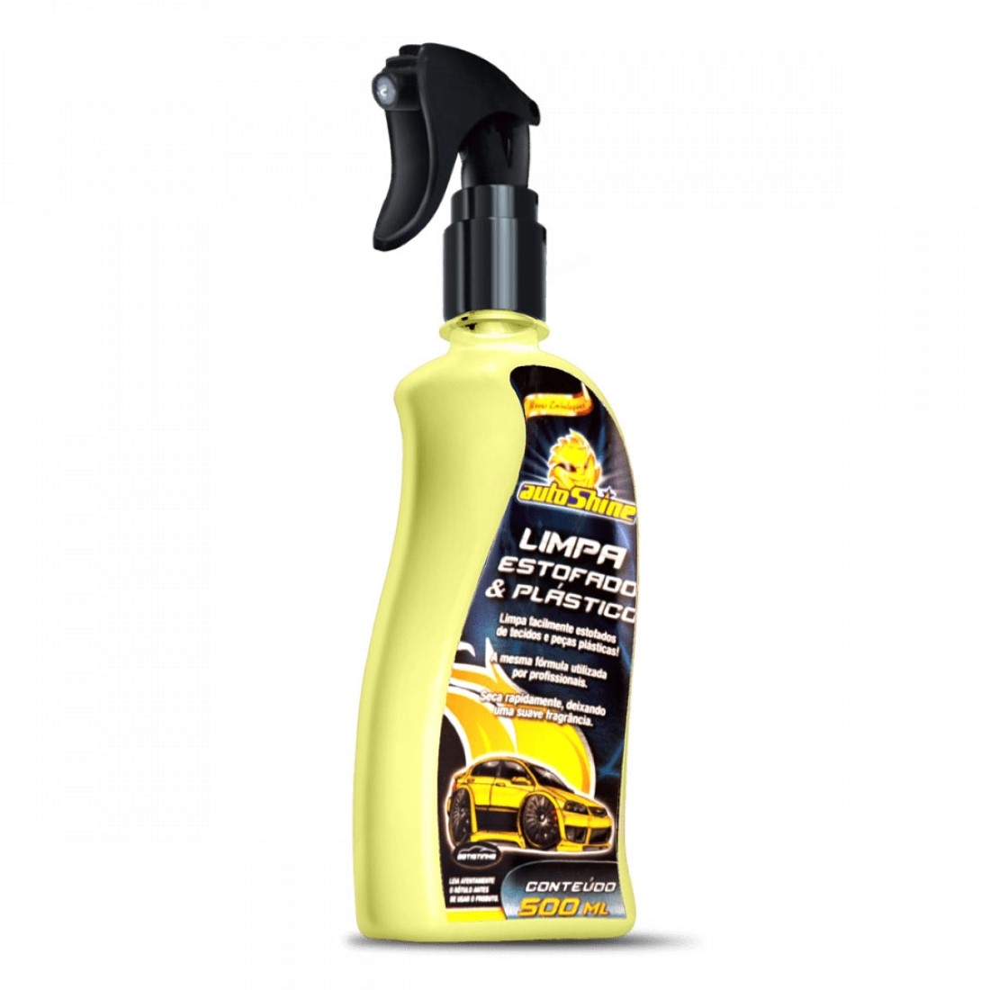 LIMPA INTERIORES ESTOFADOS E PLÁSTICOS AUTOSHINE 500ML