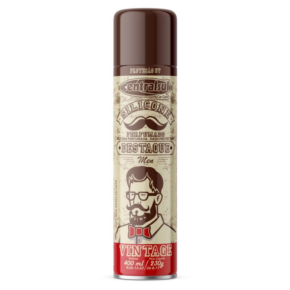 SILICONE EM AEROSSOL CENTRALSUL VINTAGEM MEN 400ML