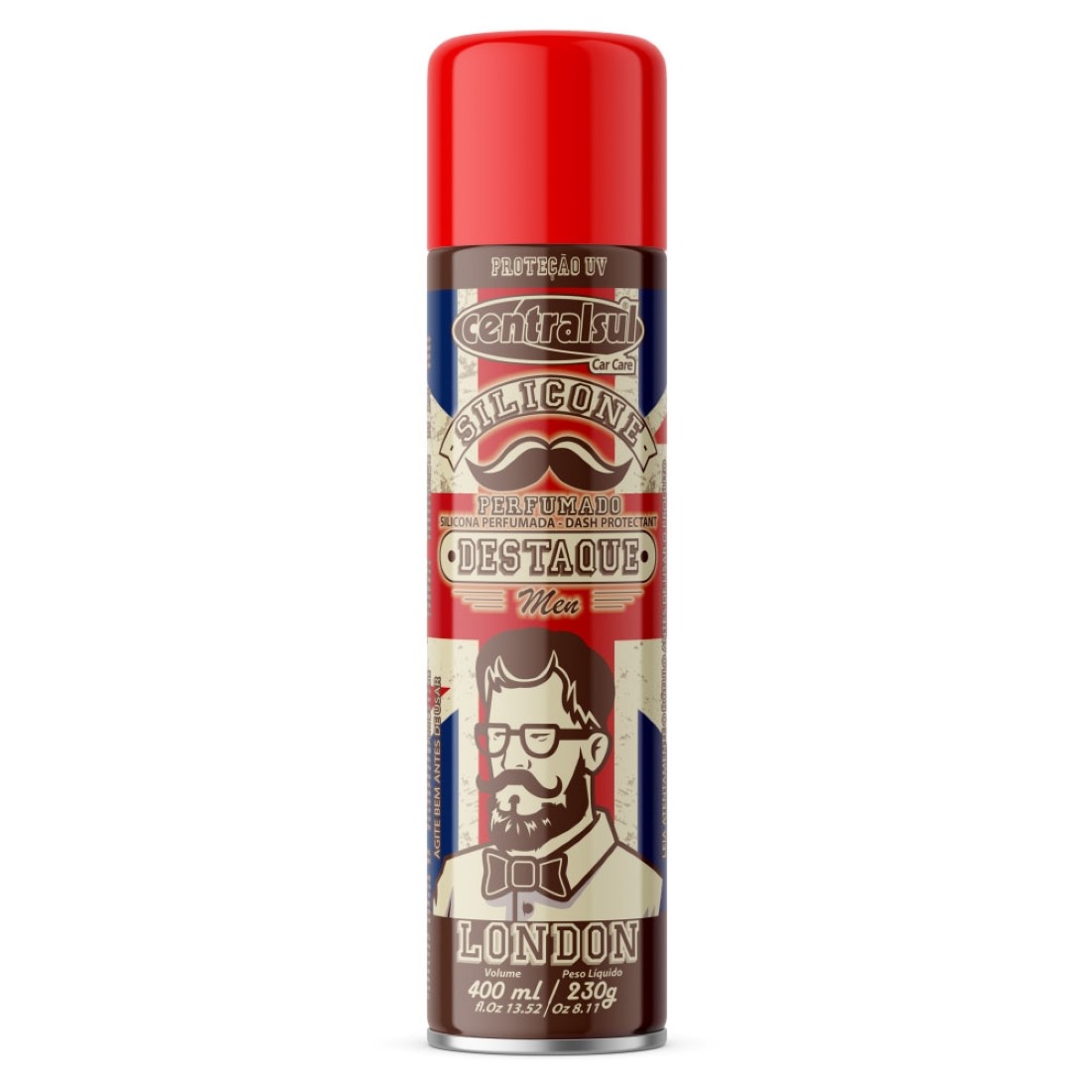 SILICONE PERFUMADO AEROSSOL CENTRALSUL LONDON MEN 400ML