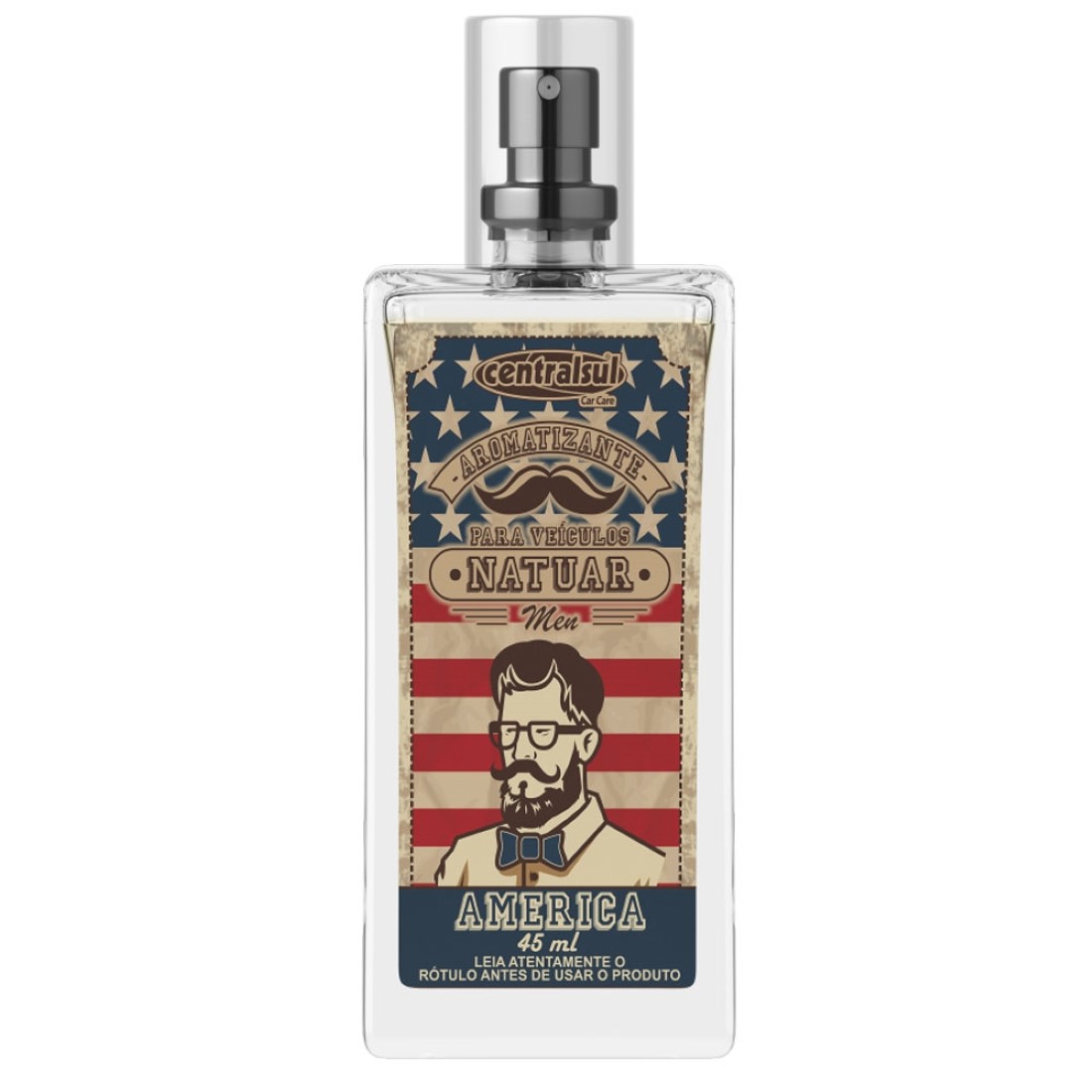 AROMATIZANTE SPRAY NATUAR MEN AMERICA 45ML CENTRALSUL