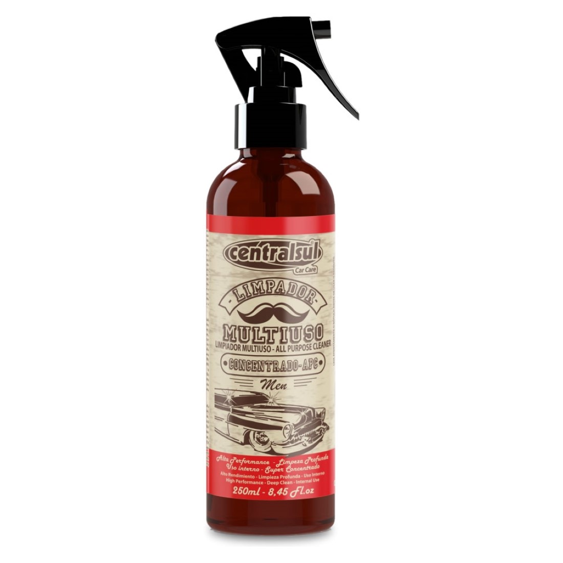 LIMPADOR AUTOMOTIVO MULTIUSO APC CONCENTRADO MEN 250ML