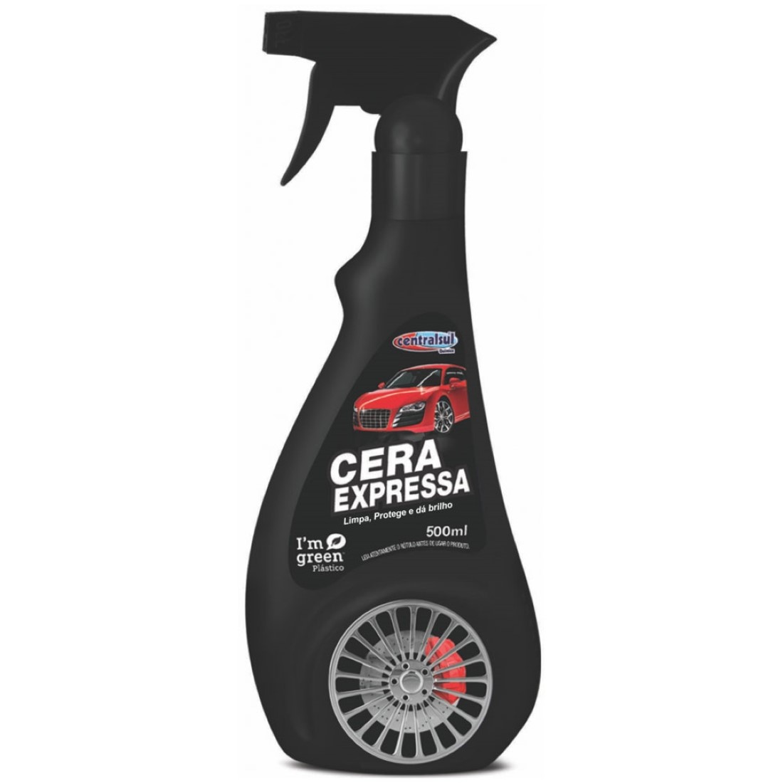 CERA EXPRESSA BASE SILICONE COM CARNAÚBA SPRAY 500ML IM GREE