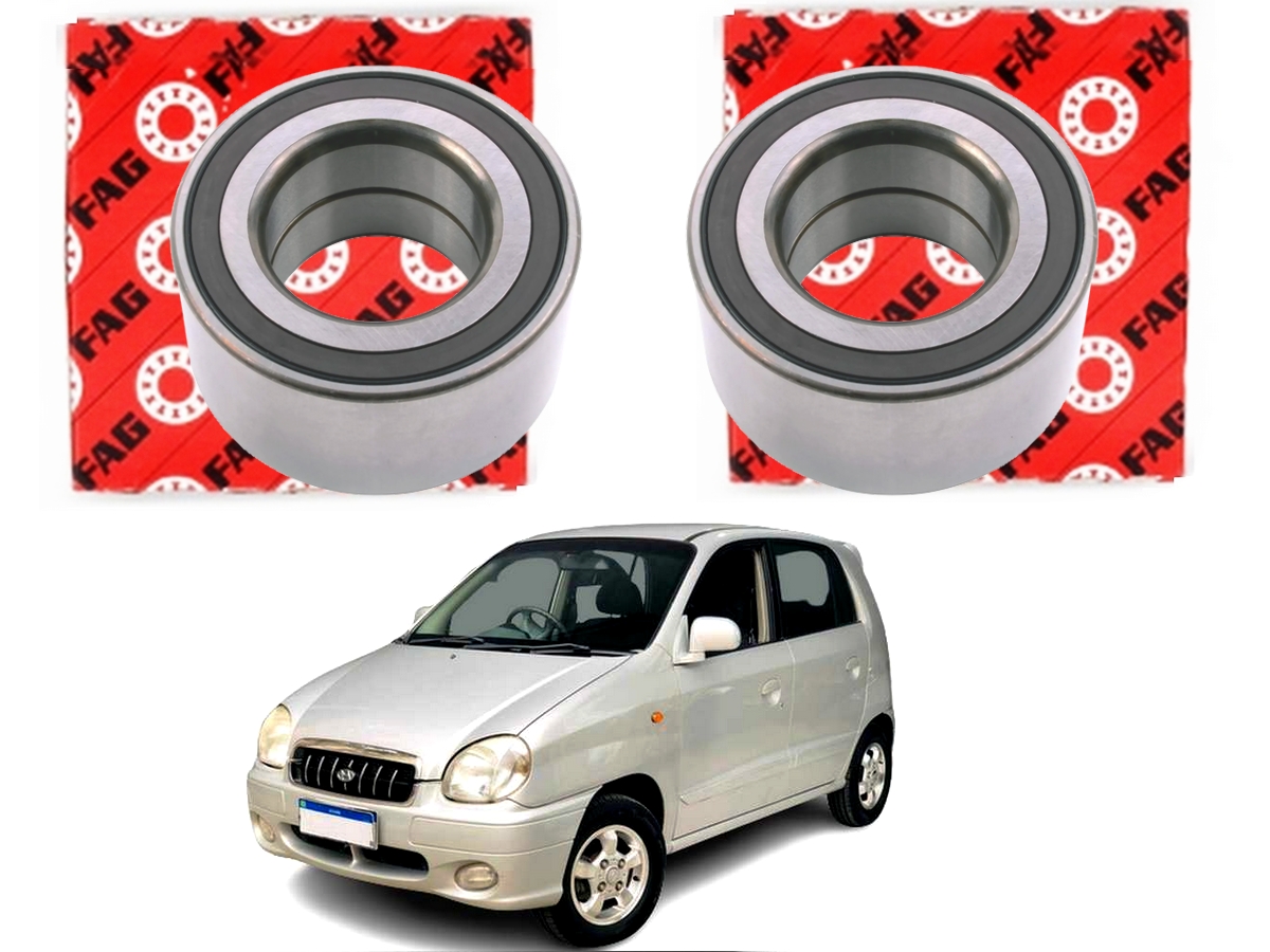  PAR ROLAMENTO RODA DIANTEIRA SNR HYUNDAI ATOS 1.0 2001 A 2003