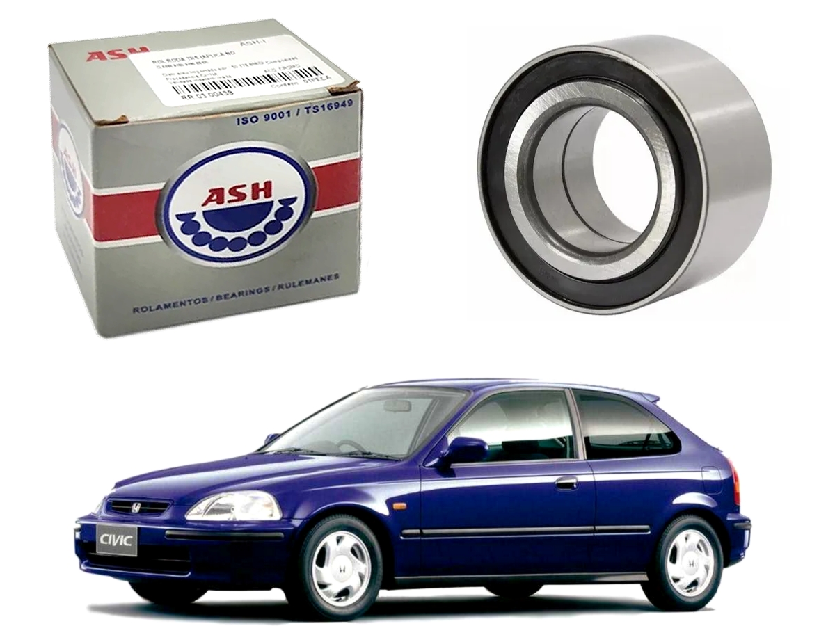  ROLAMENTO RODA DIANTEIRO ASH HONDA CIVIC 1.6 SEM ABS 1997 A 1998