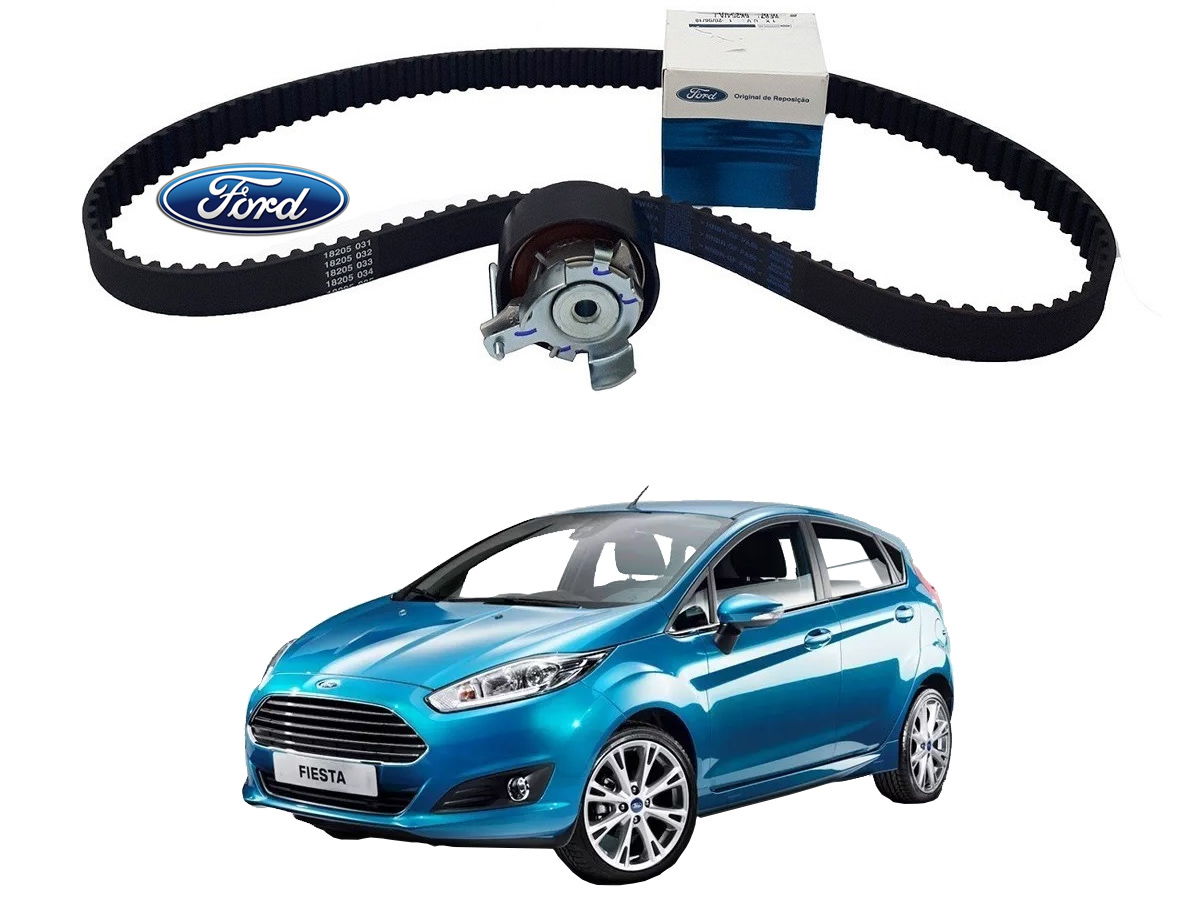  KIT CORREIA DENTADA TENSOR ORIGINAL FORD NEW FIESTA 1.5 1.6 2014 A 2019