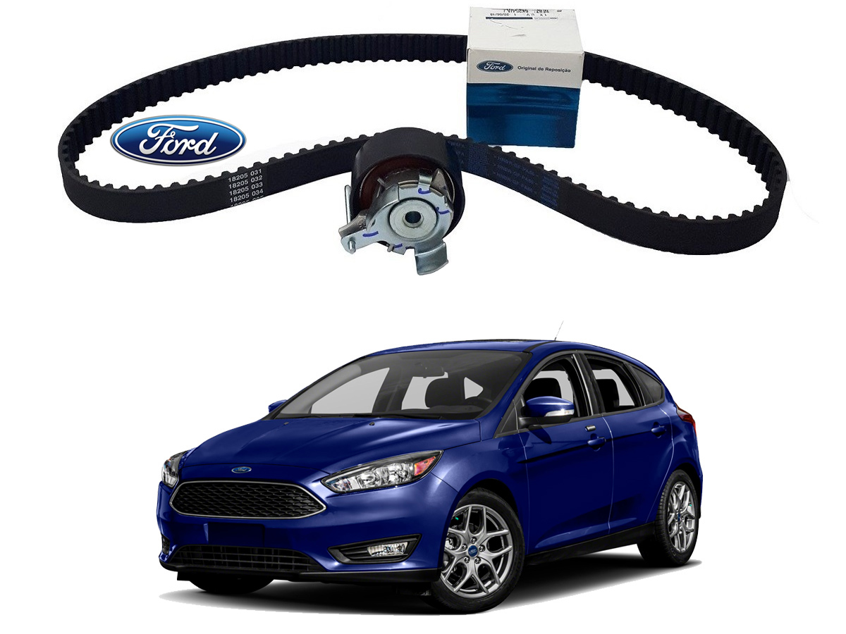  KIT CORREIA DENTADA TENSOR ORIGINAL FORD FOCUS 1.6 16V 2016 A 2019