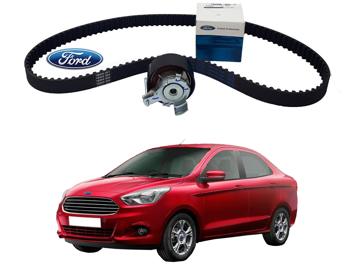  KIT CORREIA DENTADA TENSOR ORIGINAL FORD NEW KA SEDAN 1.5 2014 A 2019