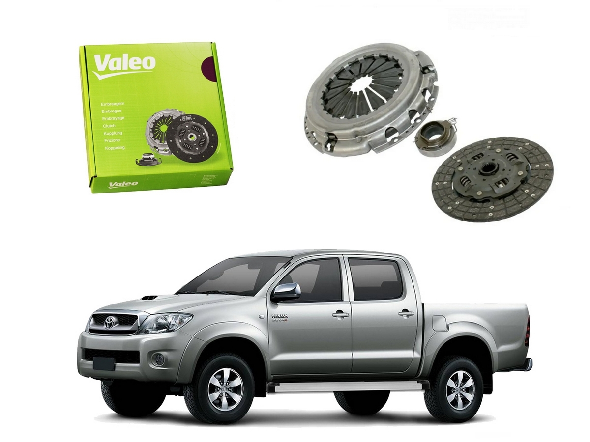  KIT EMBREAGEM VALEO TOYOTA HILUX 3.0 2005 A 2011