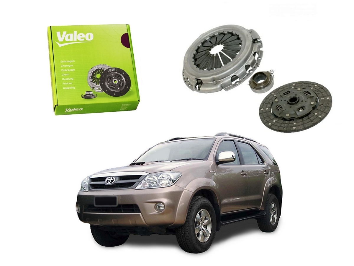  KIT EMBREAGEM VALEO TOYOTA HILUX SW4 3.0 2005 A 2011