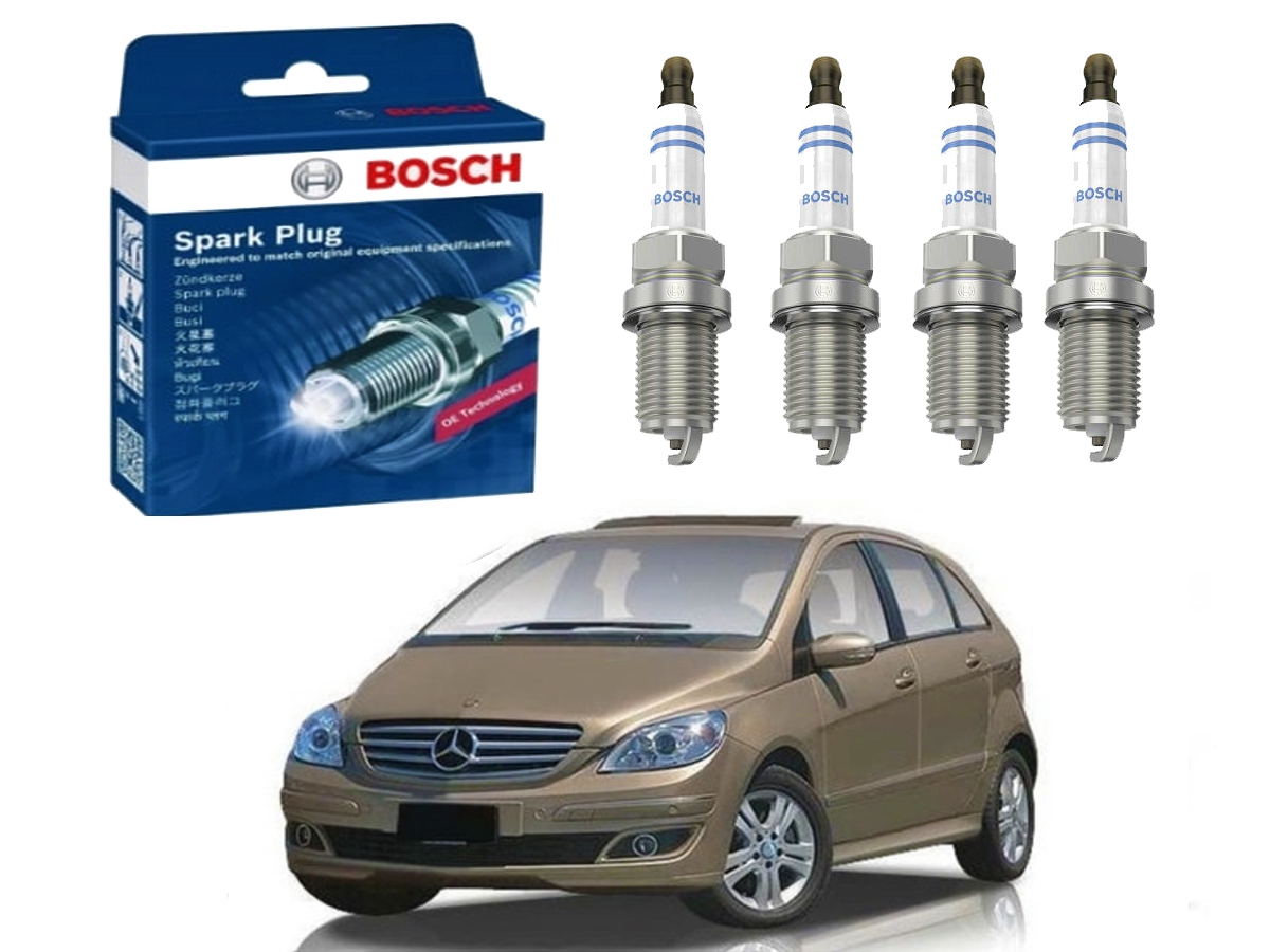  JOGO VELAS BOSCH MERCEDES-BENZ CLASSE B180 1.8 2004 A 2011