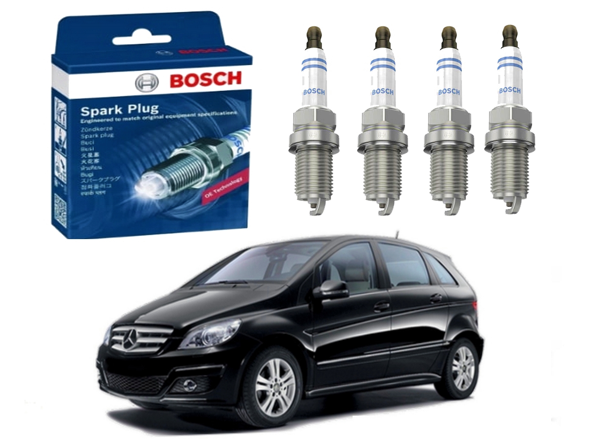  JOGO VELAS BOSCH MERCEDES-BENZ CLASSE B200 2.0 2005 A 2011