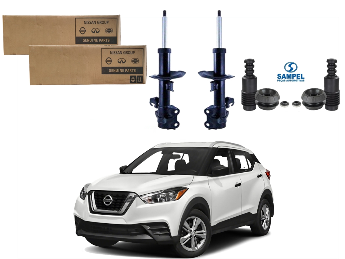  KIT AMORTECEDOR DIANTEIRO ORIGINAL NISSAN KICKS 1.6 2016 A 2020