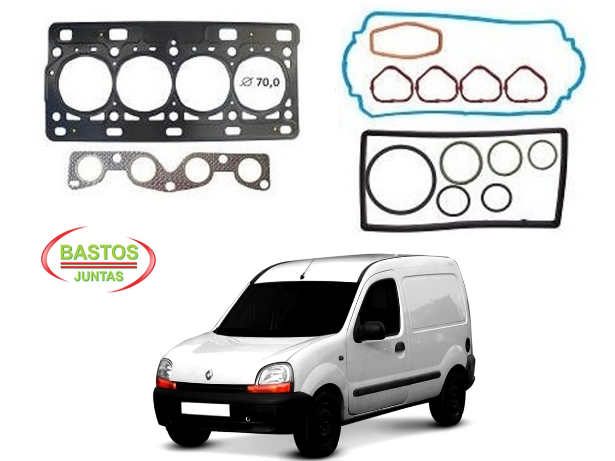  JOGO JUNTA CABEÇOTE BASTOS RENAULT KANGOO 1.0 16V 1999 A 2005