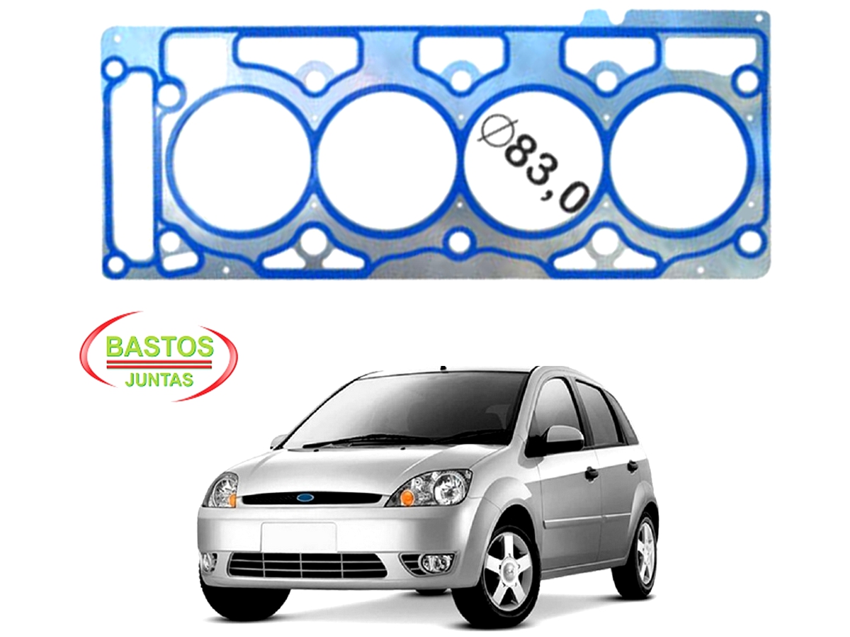  JUNTA CABEÇOTE BASTOS FORD FIESTA 1.6 8V 2003 A 2006