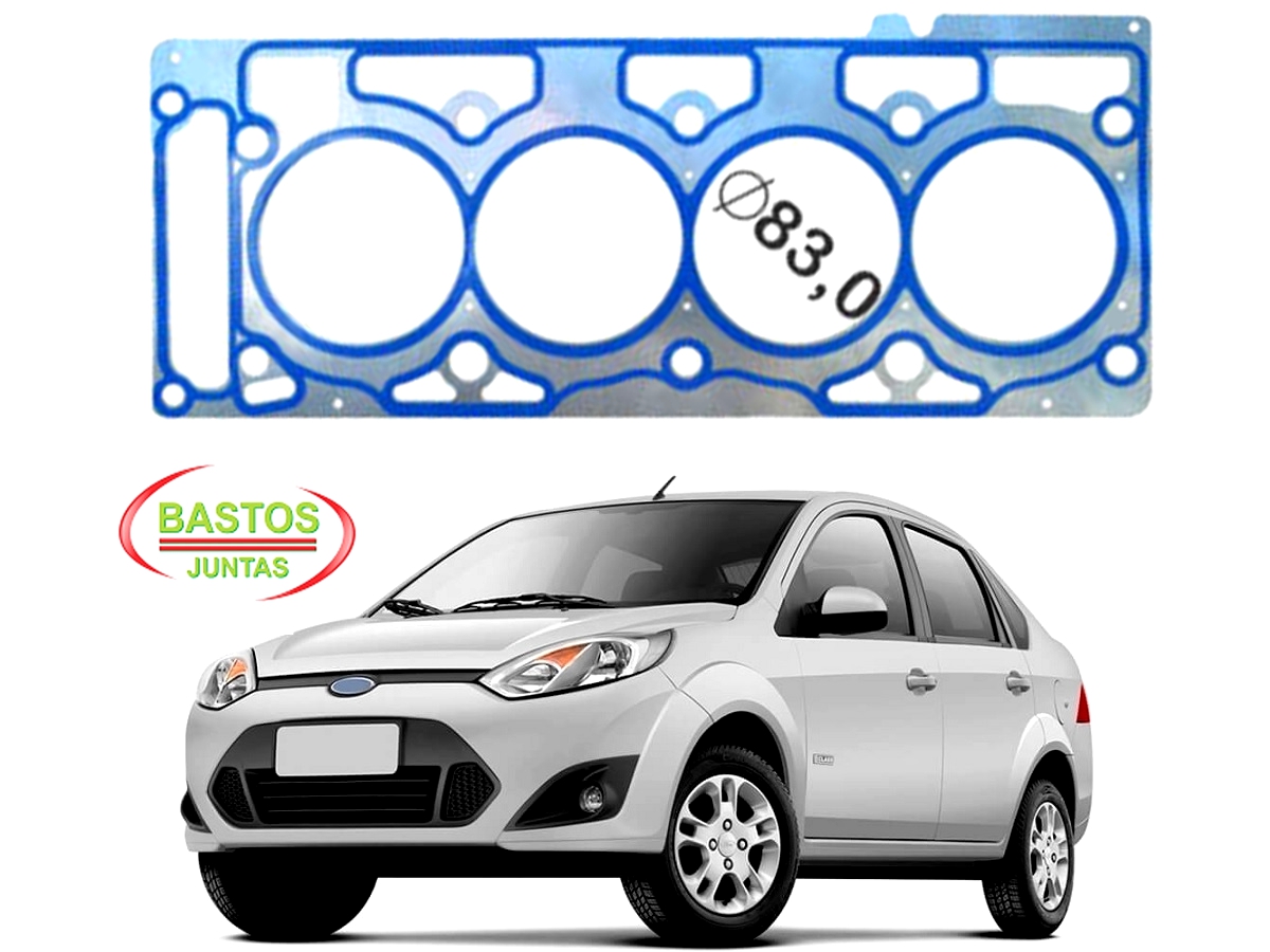  JUNTA CABEÇOTE BASTOS FORD FIESTA SEDAN 1.6 8V 2011 A 2014