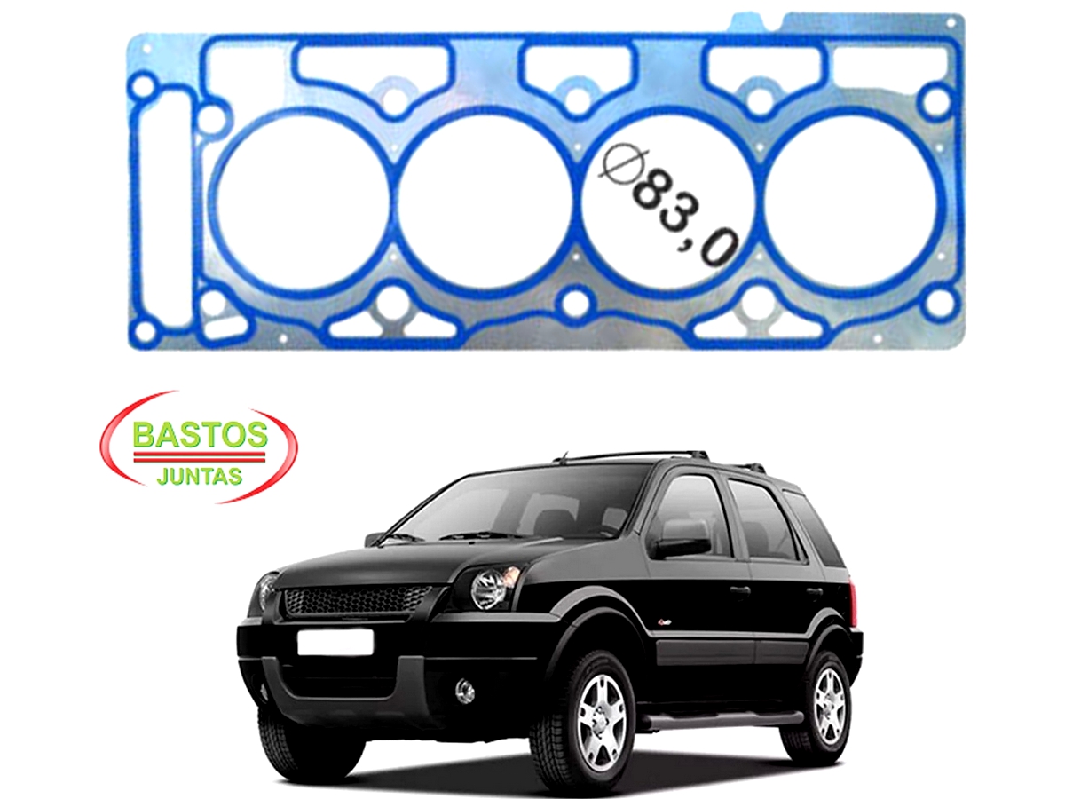  JUNTA CABEÇOTE BASTOS FORD ECOSPORT 1.6 8V 2003 A 2007